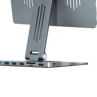 Desktop Stand / Hub Yenkee YSN 04 Magnetic for iPads up to 11" with 3xUSB-A, 1xUSB-C PD100W, 1xHDMI 2.0, SD Port and Wireless Charging