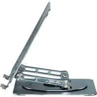 Desktop Stand Yenkee YSN 02 for Devices up to 17" 360° Rotation Metallic Grey