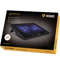 Laptop Cooler Yenkee YSN 120 for Laptops up to 17" with Lighting and Two Low Noise Fans 1000 Rpm
