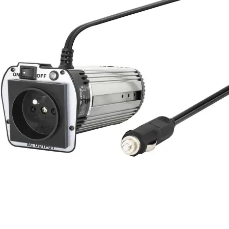 Car Charger 12V to 240V Converter Yenkee YAU 140 with 1x Suko Outlet 280W and Safety On/Off Switch