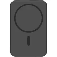 Power Bank Yenkee YPB 502 5000mAh 15W 3A MagSafe Wireless Charging and 1xUSB-C PD20W Port, LED Battery Indicator with Aluminum Alloy Shell Grey