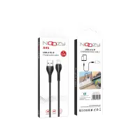 Noozy A45 USB to Lightning Cable 2.4A Black 1m