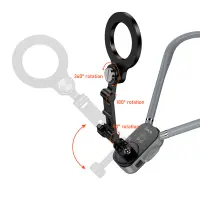 Neck Phone Mount Hoco K31 Campo Magnetic Compatible with iPhone 12 and Above also with some Magnetic Action Cameras