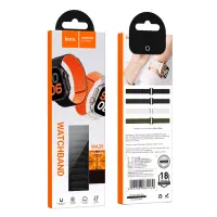 Watchband Hoco WA39 Flex Series 44/45/46/49mm Silicon Strap For Apple Watch series 1/2/3/4/5/6/7/8/9/se/ultra1/ultra2 Coal Black