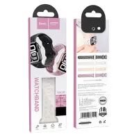 Watchband Hoco WA38 Time Series 38/40/41/42mm Silicon Strap For Apple Watch series 1/2/3/4/5/6/7/8/9/SE/SE2 Star White