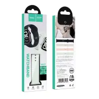 Watchband Hoco WA37 38/40/41/42mm Fluorine Rubber Strap For Apple Watch series 1/2/3/4/5/6/7/8/9/SE/SE2 Light Lotus
