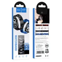 Watchband Hoco WA36 Elegant Series 44/45/46/49mm Plastic Bracelet For Apple Watch series 1/2/3/4/5/6/7/8/9/se/ultra1/ultra2 Lightning Black