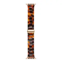 Watchband Hoco WA36 Elegant Series 44/45/46/49mm Plastic Bracelet For Apple Watch series 1/2/3/4/5/6/7/8/9/se/ultra1/ultra2 Tortoise Shell