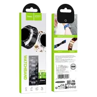 Watchband Hoco WH19 Elegant Series Plastic Bracelet for Samsung Huawei Xiaomi Vivo OPPO etc 20mm Universal Black