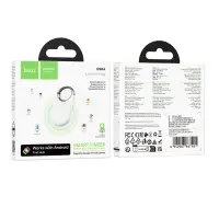 Smart Tag Hoco E98A Starry GOOG for Android Compatible with Google Find My Device Pearl White