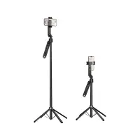 Selfie Stick Hoco K32 Soporte and Tripod for Devices 4.5"-7.2" Extendable up to 1.81m with Remote Control and Auto Face Tracking Black