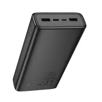 Power Bank Hoco J144A 30000mAh 1xUSB-C 1xMicro USB 2xUSB-A 5V/2A and LED Screen for Battery Level Black