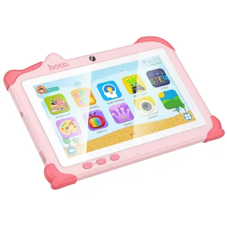 Hoco HI16 Kids Tablet 7" Wifi 2GB/32GB HD LCD Screen Dual Camera MicroSD with Parental Mode Pink