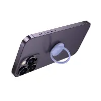 Mobile Phone Metallic Ring Holder Hoco DCA64 with 360° Rotation Black