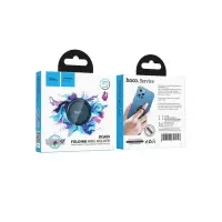 Mobile Phone Metallic Ring Holder Hoco. DCA64 with 360° Rotation Dark Blue