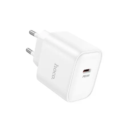Travel Charger Hoco. DC83 1xUSB-C PD20W QC White