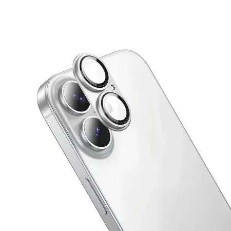 Camera Frame Film Hoco Full Guard V16 Alluminum Alloy για Apple iPhone 17 Silver