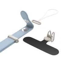 Universal Strap Hoco GH11 for Mobile Phone Case Woven with Zinc Alloy Details Light Blue