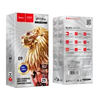 Tempered Glass Hoco G9 Full Screen HD for Apple iPhone 17 Pro Set 25 pcs