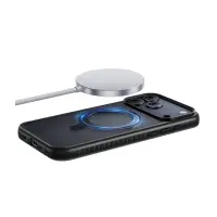 Hoco Premium Rotating Magsafe Case for Apple iPhone 17 Pro with Built-in Stand Black