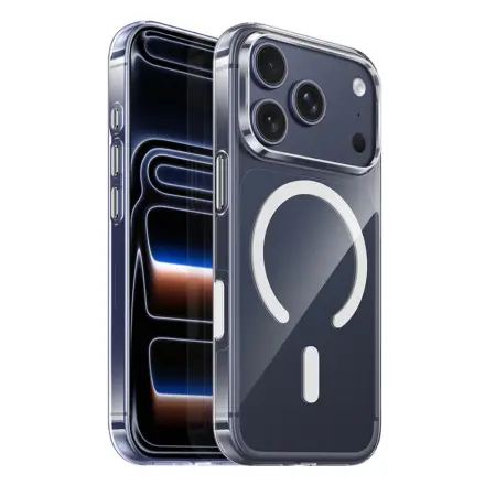 Hoco Premium Primary Magsafe Case for iPhone 17 Pro Max Transparent 98%