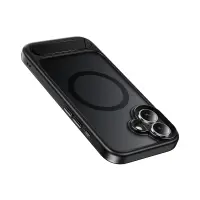 Hoco Premium Vip Magsafe Case for Apple iPhone 17 with Built-in Stand Black