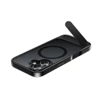 Hoco Premium Vip Magsafe Case for Apple iPhone 17 with Built-in Stand Black