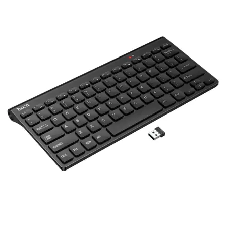 Hoco GM70 Dragon Mini Wireless Keyboard 78 Keys with 10 Days of Battery Life Black