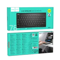 Hoco GM70 Dragon Mini Wireless Keyboard 78 Keys with 10 Days of Battery Life Black