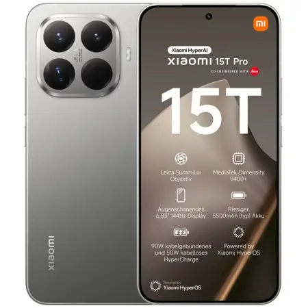 Xiaomi 15T Pro 5G Dual Sim 6.83" 12GB/512GB NFC IP68 Grey