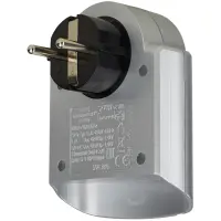 Adapter Brennenstuhl with 1 Socket 230V Protection Indicator and Overvoltage Protection up to 13.500A  Silver