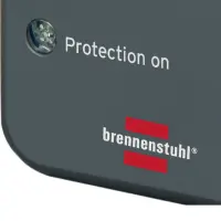 Adapter Brennenstuhl with 1 Socket 230V Protection Indicator and Overvoltage Protection up to 13.500A  Black