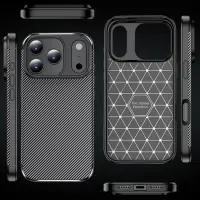 Case Ancus AutoFocus Carbon Fiber για Apple iPhone 17 Pro Max Black