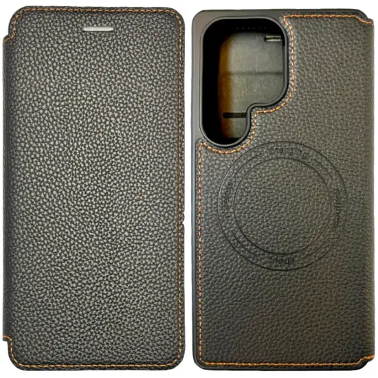 Case Folio TPU Ancus Magnetic Ring για Samsung Galaxy S26 Ultra SM-S948 Black