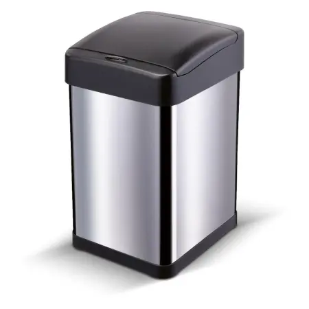 Stainless Steel Waste Bin with Photocell 30lt SENSOR Lamart LT8105 Silver/Black