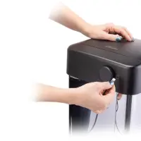 Stainless Steel Waste Bin with Photocell 30lt SENSOR Lamart LT8105 Silver/Black