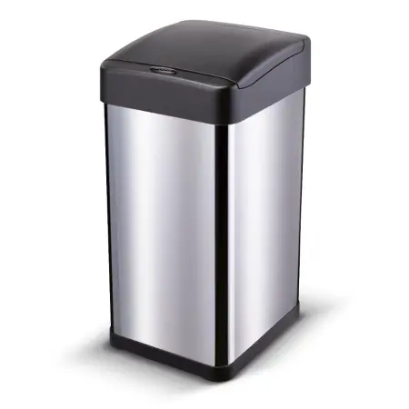 Stainless Steel Waste Bin with Photocell 40lt SENSOR Lamart LT8106 Silver/Black