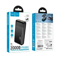 Power Bank HocoJ159A Essence 20000mAh 2xUSB-A 22.5W 1xUSB-C PD20W 1xMicroUSB 18W Digital LED Display Black