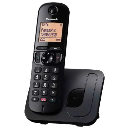 Refurbished  Dect/Gap Panasonic KX-TGC250GRΒ  with Block Button and Speaker Phone Black