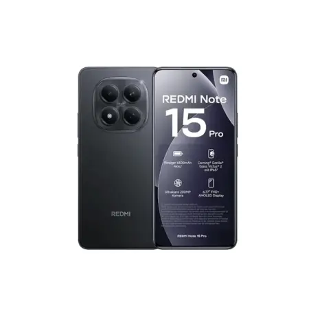 Xiaomi Redmi Note 15 Pro 4G Dual Sim 6.77" 12GB/512GB IP65 Black