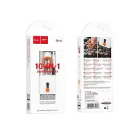 Multifunctional Cleaning Tool 10-in-1 Hoco UT2 Suitable for Smartphones Laptops Tablets and Mechanical Keyboards