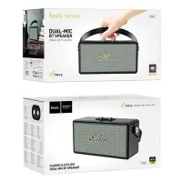 Hoco DS61 Rhyme Retro Leather 14W BT V5.3 SD CARD AUX USB 2400mAh Black