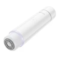 Hoco HP81 Ladies Shaver 2-in-1 6000rpm 400mAh IPX6 Suitable for Full Body Use with Hair Trimmer and Rotary Shaver White