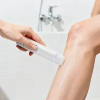 Hoco HP81 Ladies Shaver 2-in-1 6000rpm 400mAh IPX6 Suitable for Full Body Use with Hair Trimmer and Rotary Shaver White