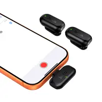 Wireless Microphone Set Hoco L26 Lavalier USB-C Smart AI Noise Reduction 400mAh 6hrs Playback Time Black