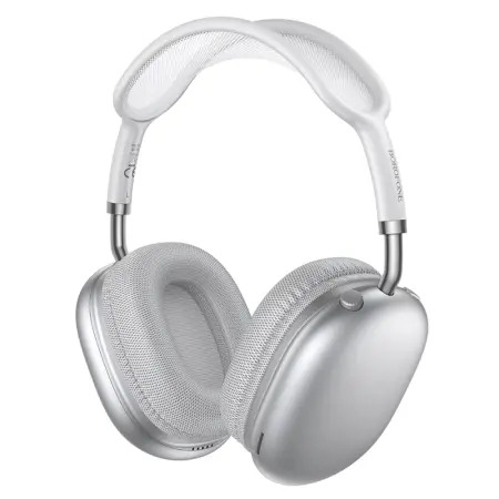 Wireless Hands Free Borofone BO36 Tone TWS v6 300mAh 30h Talk Time USB-C Silver