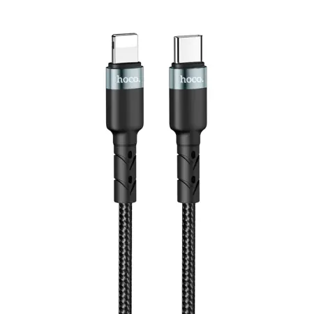 Charging Cable Hoco SU99 Pro USB-C to Lightning Fast Charging PD27W Braided Black 2m