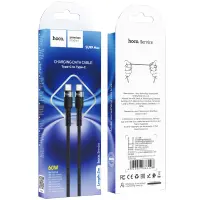 Charging Cable Hoco. SU99 Max USB-C to USB-C Fast Charging 60W Braided Black 2m