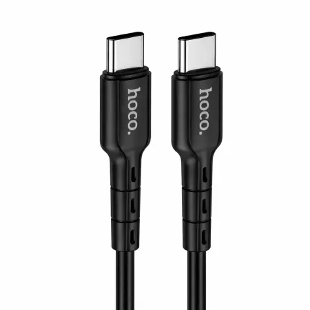 Cable Hoco. DU01 Novel USB-C to USB-C Fast Charging 60W 3A Black 1m