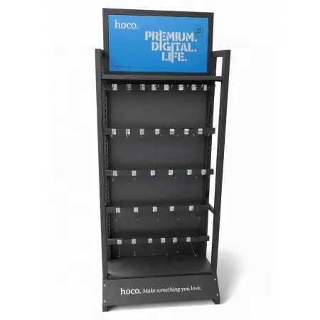 Floor Stand Hoco HN12 Metal Gray Width (60x30x174 cm)  30 Hooks